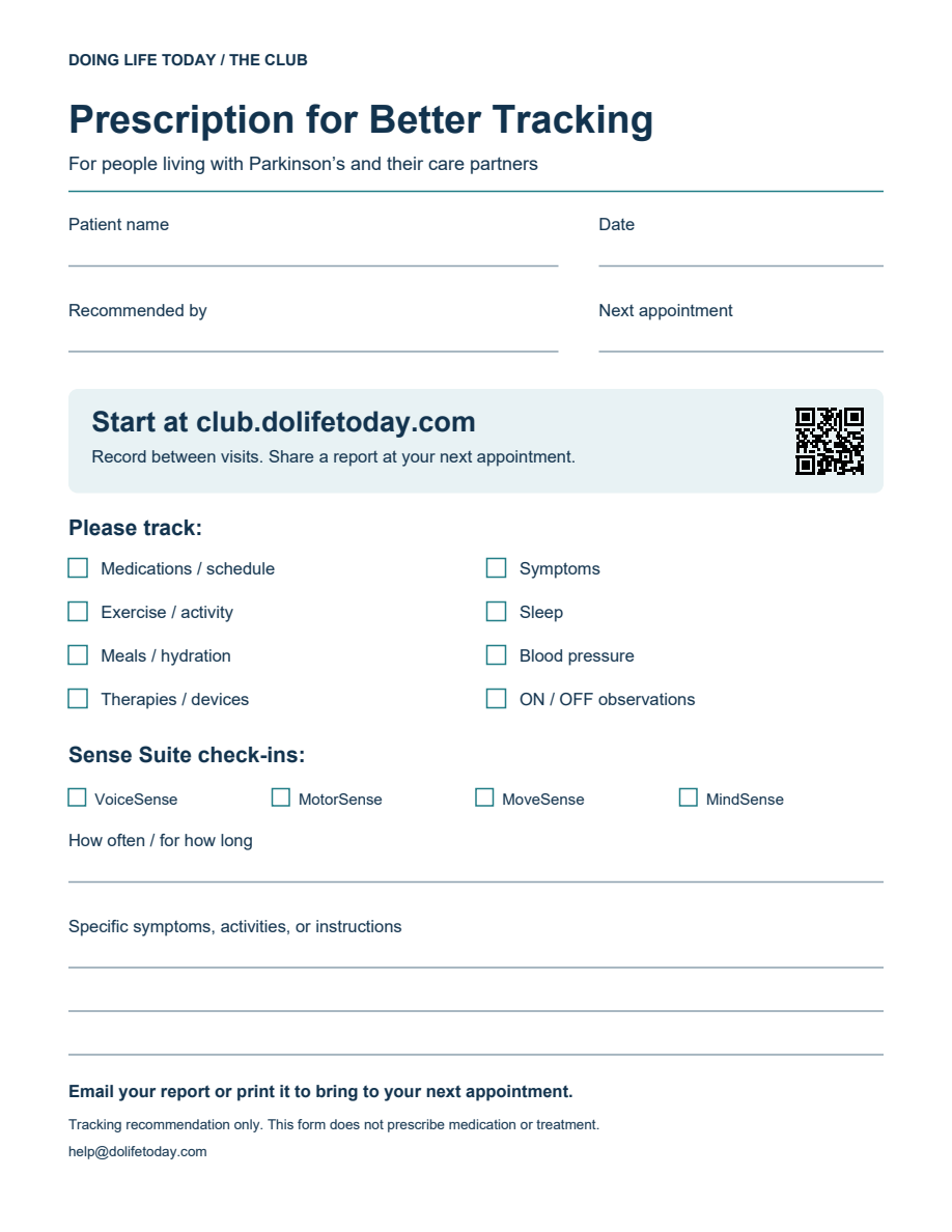 Blank Prescription for Better Tracking pad preview